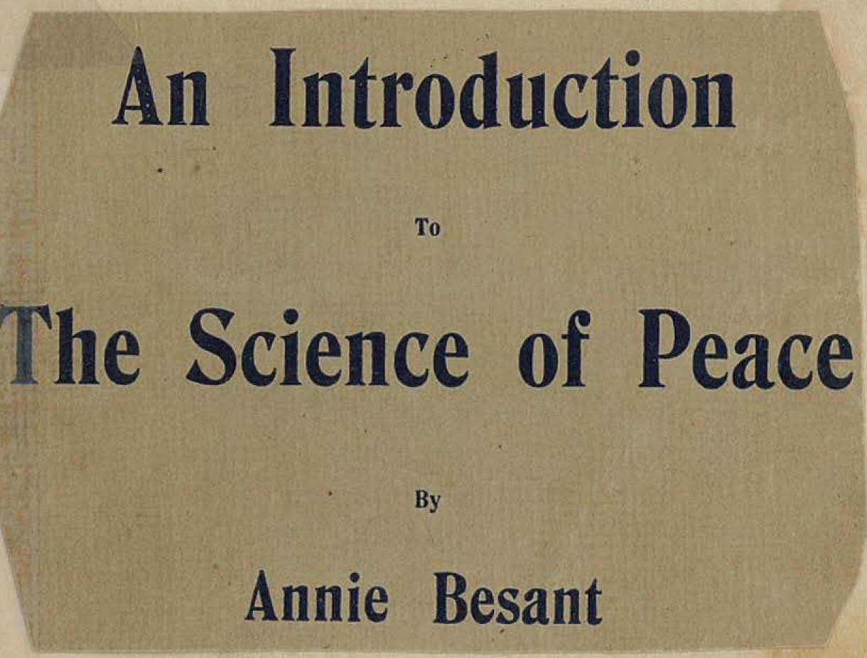 An Introduction to the Science of Peace