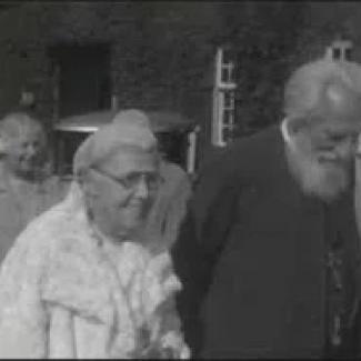 CW Leadbeater, A Besant and J Krishnamurti video from around 1920