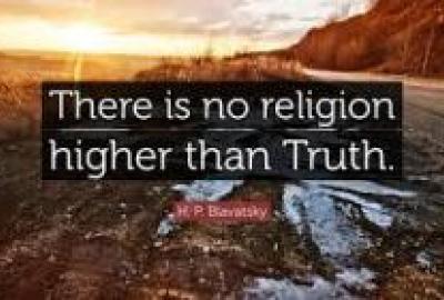 There is no religion higher than truth