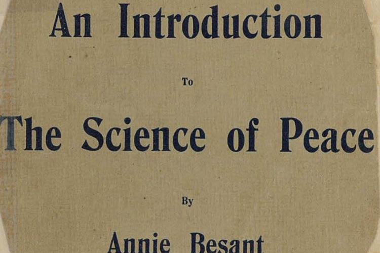 An Introduction to the Science of Peace