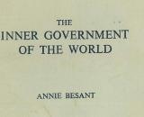 Inner Government of the World - lectures by Annie Besant