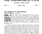 The Theosophical Path